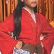 Mulan Hero Red Dress DLX Costume Deluxe Disney Warrior Outfit
